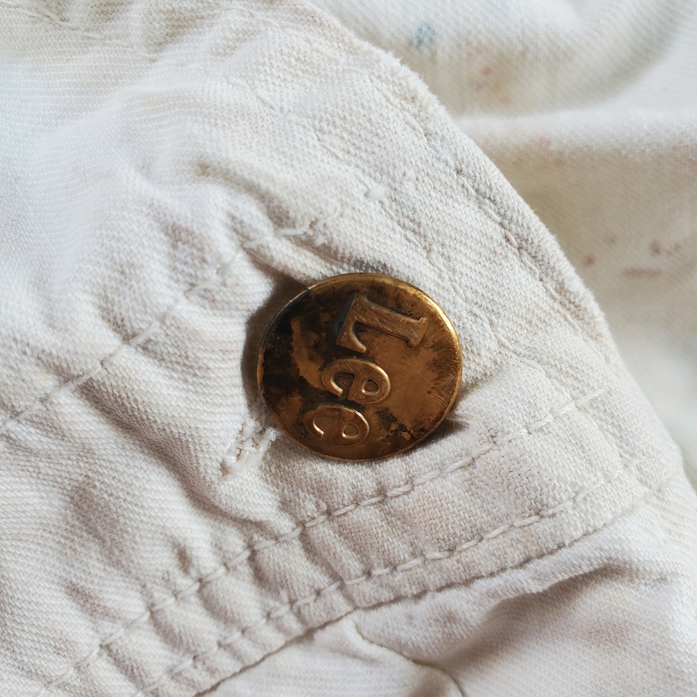 Lee Painter Bibs, Authentic Distressed 1960's/197… - image 7